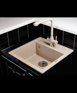 Кухонный смеситель Geo KG2385CR BEIGE- фото 2