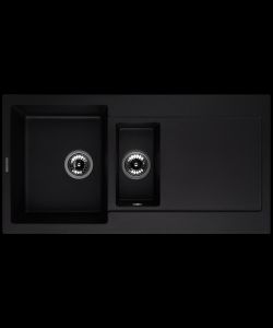 Кухонная мойка Kuppersberg MODENA 1,5B2D BLACK- фото 1