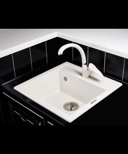 Кухонный смеситель GUS KG2511 WHITE ALABAS.- фото 2