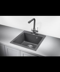 Кухонная мойка Kuppersberg MODENA 45 NL 1B DARK ROCK- фото 2