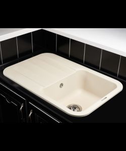 Кухонная мойка Kuppersberg LIRA 1B1D ECRU- фото 2