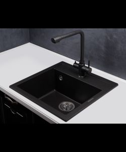 Кухонный смеситель Geo KG2385CR BLACK- фото 2