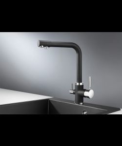 Кухонный смеситель GEOS DEEP BLACK- фото 2