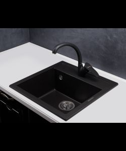 Кухонный смеситель GUS KG2511 BLACK- фото 2