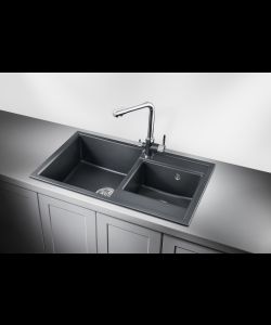 Кухонная мойка Kuppersberg MODENA 80 NL 1,5B ANTHRACITE- фото 2