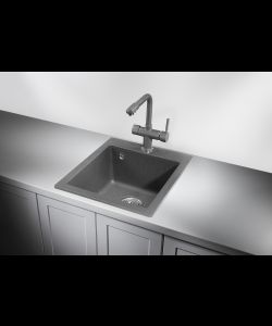 Кухонная мойка Kuppersberg MODENA 40 NL 1B DARK ROCK- фото 2
