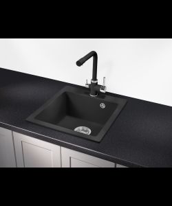 Кухонная мойка Kuppersberg MODENA 45 NL 1B DEEP BLACK- фото 2
