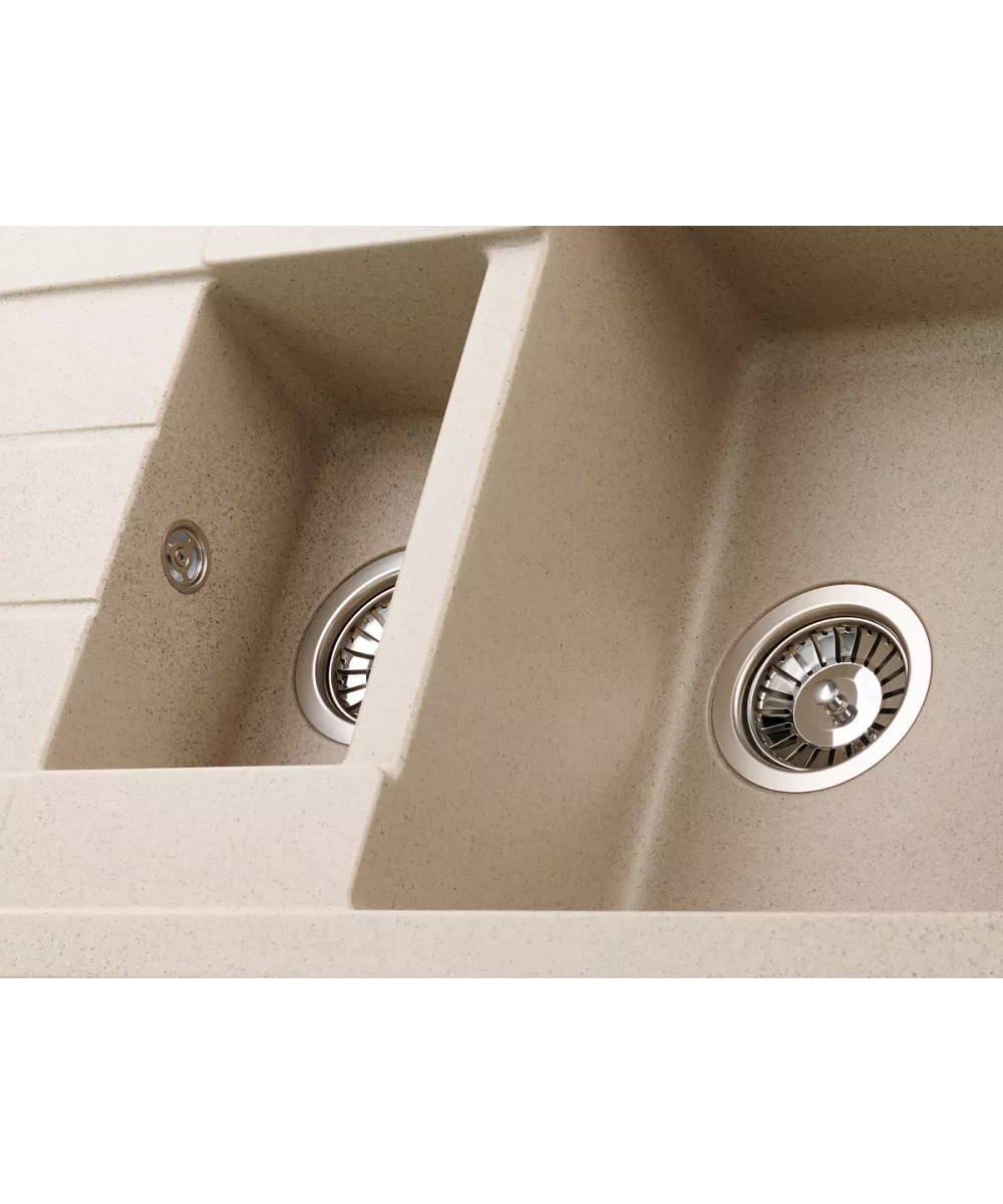 Кухонная мойка Kuppersberg MODENA 1,5B1D BEIGE - фото 3