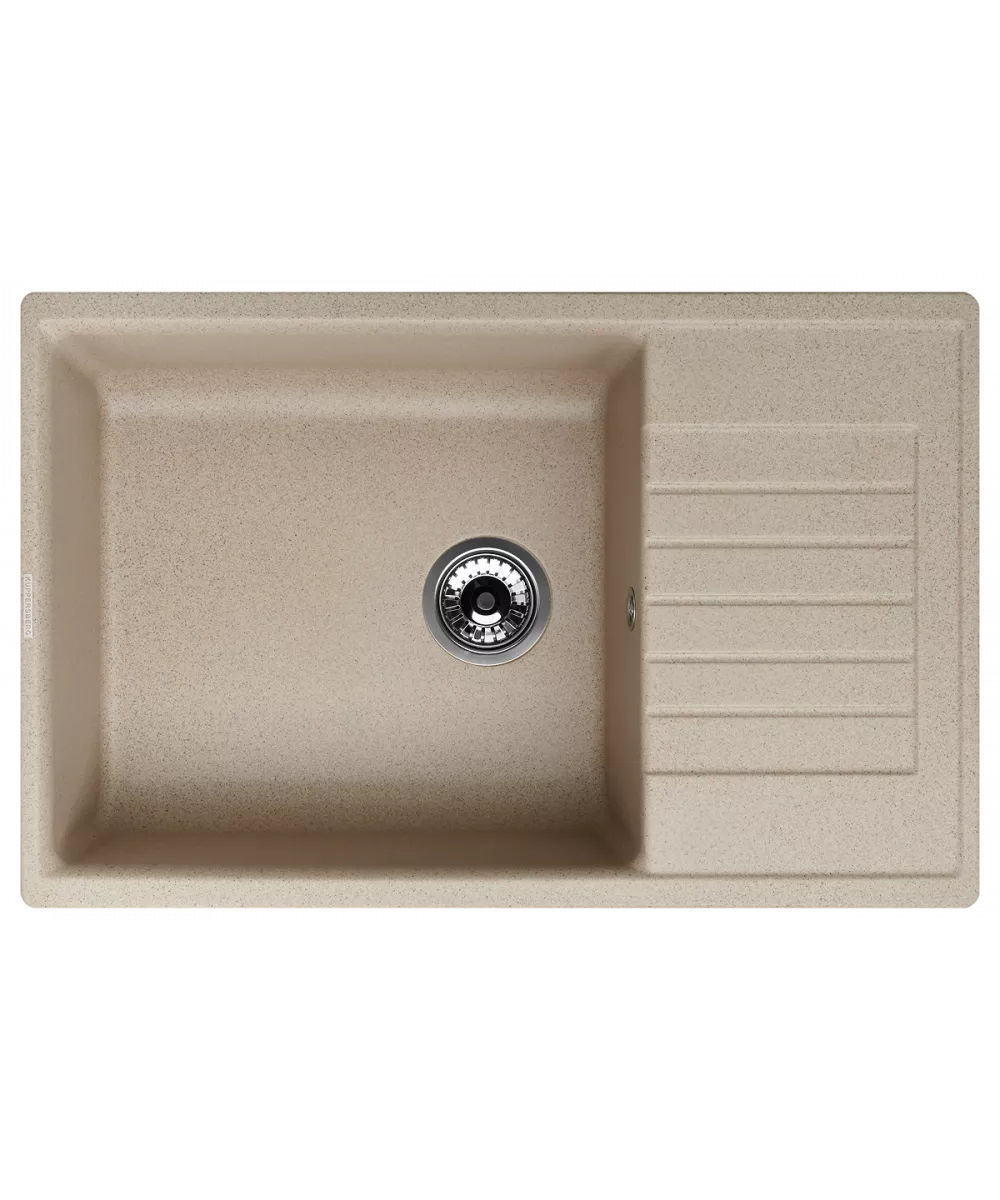 Кухонная мойка Kuppersberg ROYS 1B1D BEIGE - фото 1