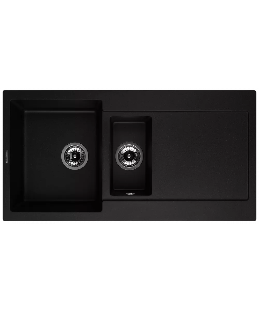 Кухонная мойка Kuppersberg MODENA 1,5B2D BLACK - фото 1