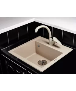 Кухонный смеситель GUS KG2511 BEIGE - минифото 2