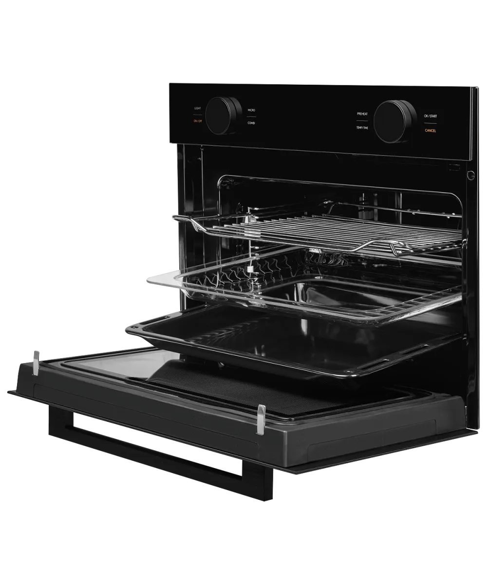 Духовой шкаф электрический с функцией СВЧ KMW 612 Black - фото 4