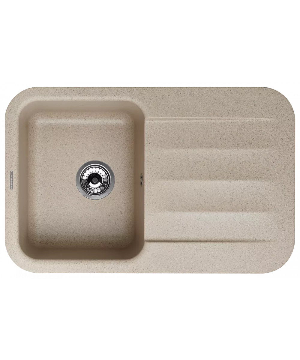 Кухонная мойка Kuppersberg LIRA 1B1D BEIGE - фото 1