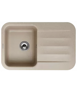 Кухонная мойка Kuppersberg LIRA 1B1D BEIGE - минифото 1