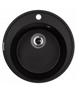 Кухонная мойка Kuppersberg BALI 1B BLACK METAL. - минифото 1