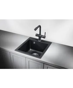 Кухонная мойка Kuppersberg MODENA 40 NL 1B ANTHRACITE - минифото 2