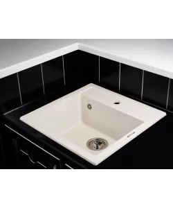 Кухонная мойка Kuppersberg MODENA 1B WHITE - минифото 2