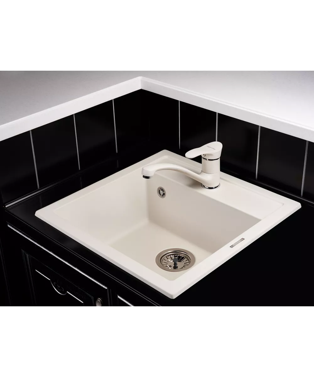 Кухонный смеситель TOPAZ KG2560 WHITE - фото 2