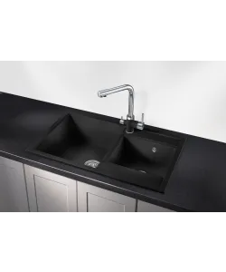 Кухонная мойка Kuppersberg MODENA 80 NL 1,5B DEEP BLACK - минифото 2