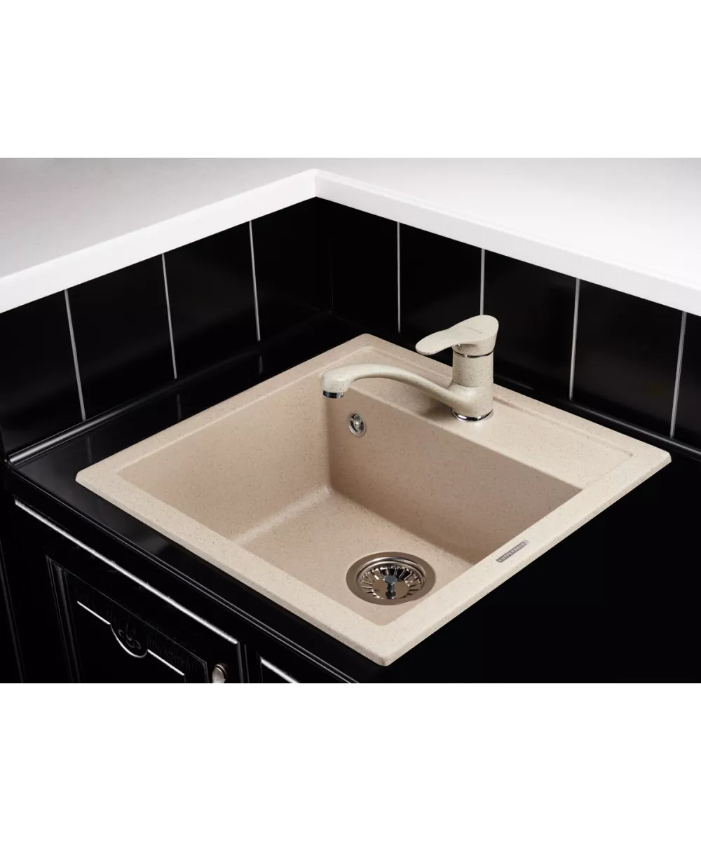 Кухонный смеситель TOPAZ KG2560 BEIGE - фото 2