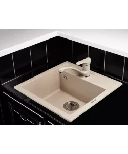 Кухонный смеситель TOPAZ KG2560 BEIGE - минифото 2