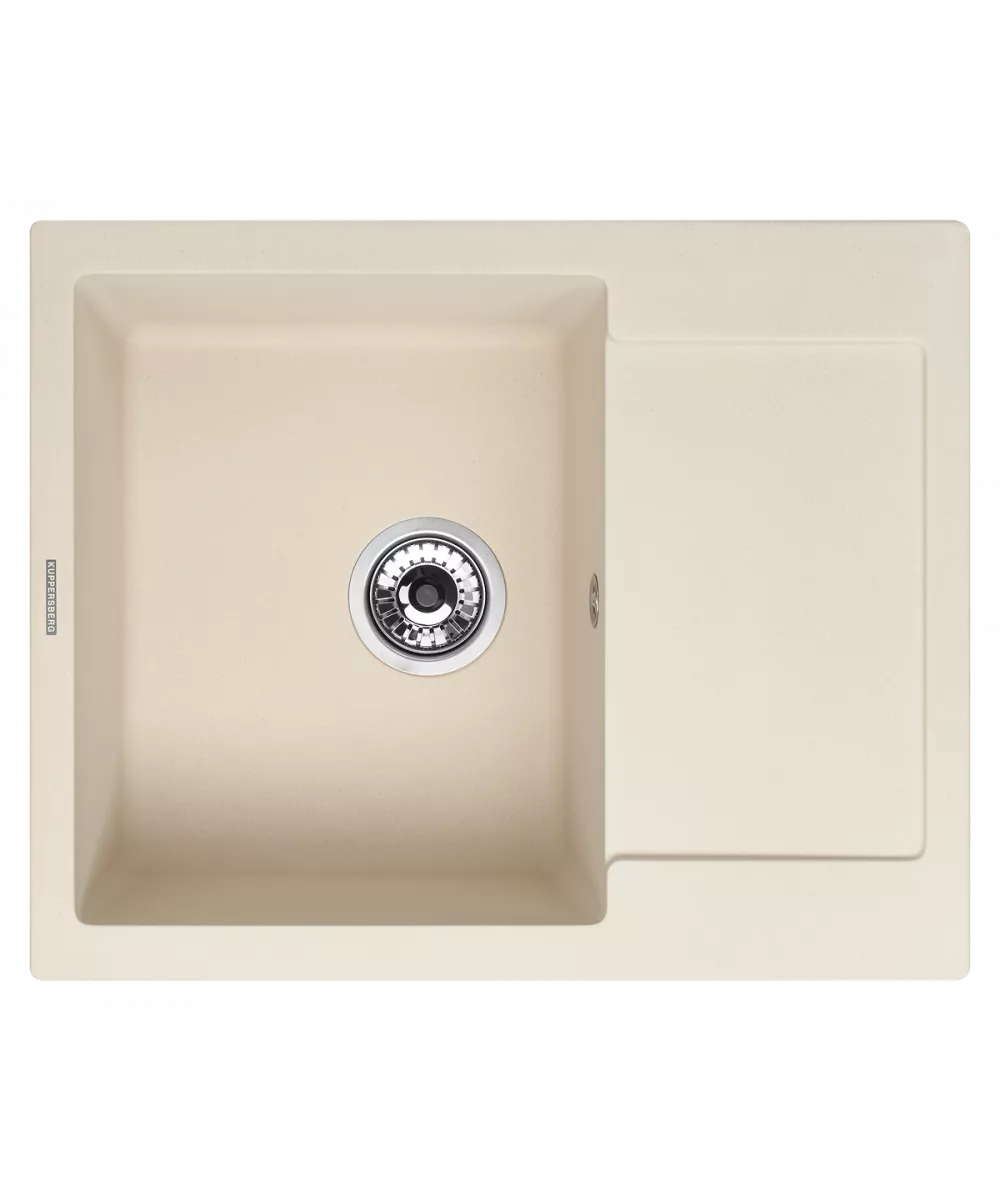 Кухонная мойка Kuppersberg MODENA 1B1D ECRU - фото 1