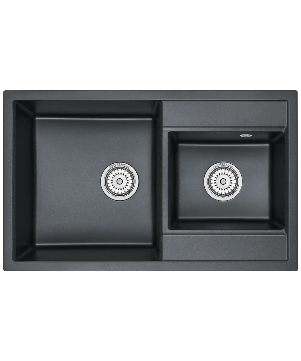 Кухонная мойка Kuppersberg MODENA 80 NL 1,5B ANTHRACITE - фото 1