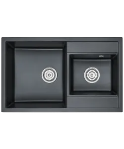 Кухонная мойка Kuppersberg MODENA 80 NL 1,5B ANTHRACITE - минифото 1
