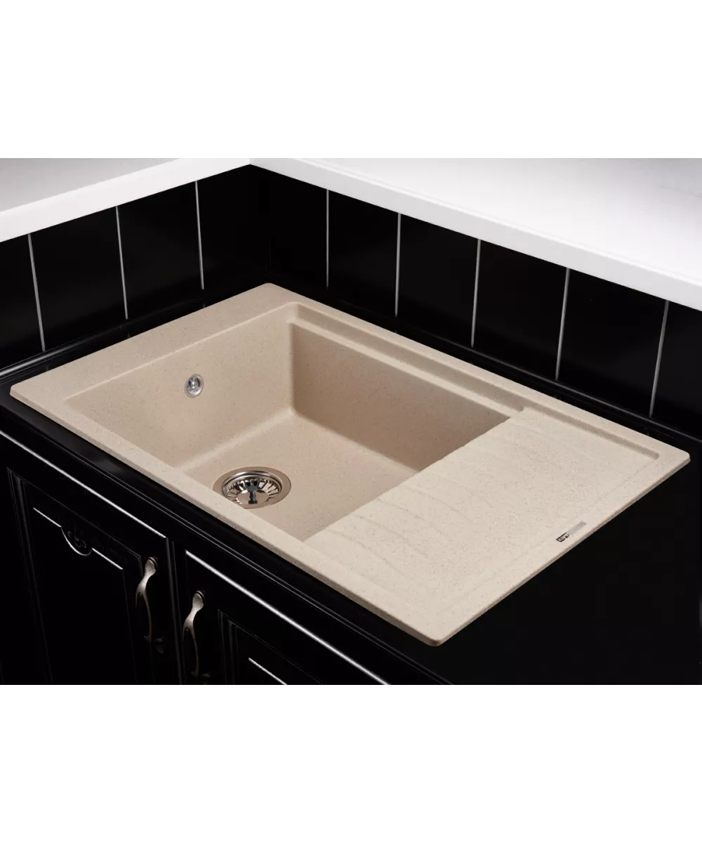 Кухонная мойка Kuppersberg MILA 1B1D BEIGE - фото 2