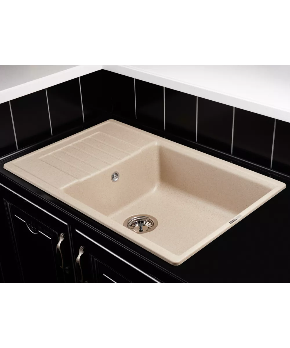 Кухонная мойка Kuppersberg ROYS 1B1D BEIGE - фото 2