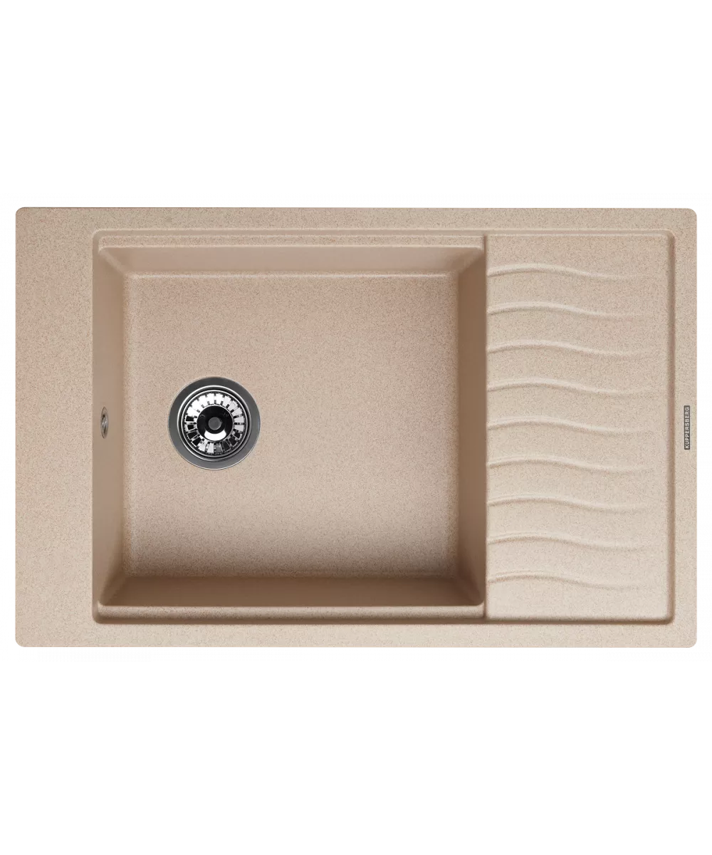 Кухонная мойка Kuppersberg MILA 1B1D BEIGE - фото 1