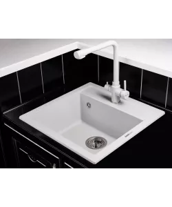 Кухонный смеситель Geo KG2385CR GREY - минифото 2