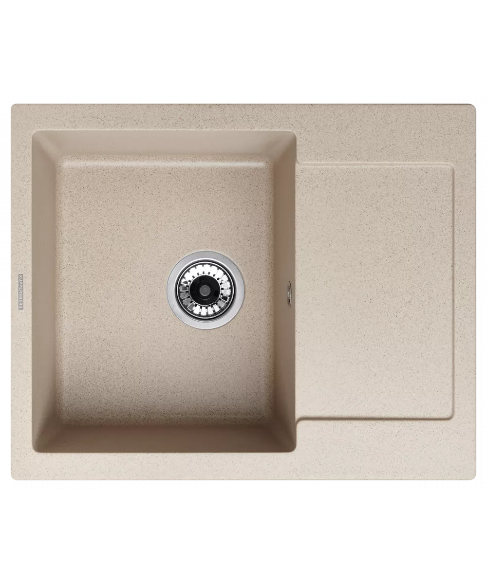 Кухонная мойка Kuppersberg MODENA 1B1D BEIGE - фото 1