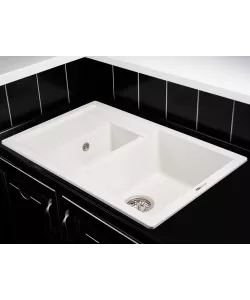 Кухонная мойка Kuppersberg MODENA 1,5B1D WHITE - минифото 2