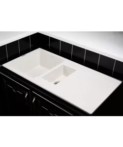 Кухонная мойка Kuppersberg MODENA 1,5B2D WHITE - минифото 2