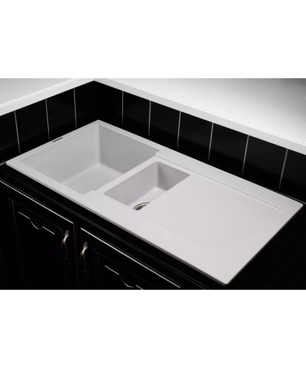 Кухонная мойка Kuppersberg MODENA 1,5B2D GREY - фото 2