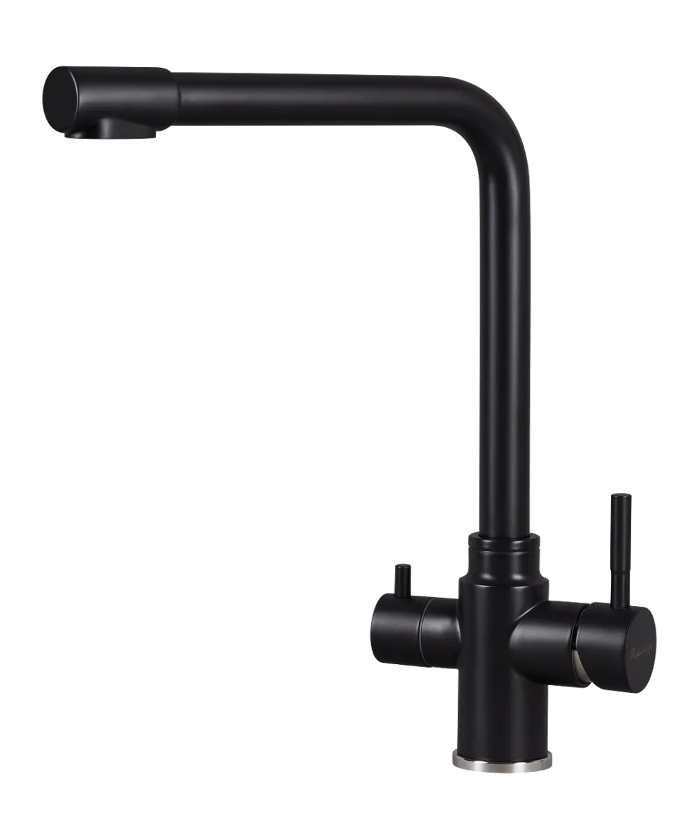 Кухонный смеситель Geo KG2385CR BLACK - фото 1
