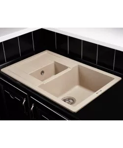 Кухонная мойка Kuppersberg MODENA 1,5B1D BEIGE - минифото 2
