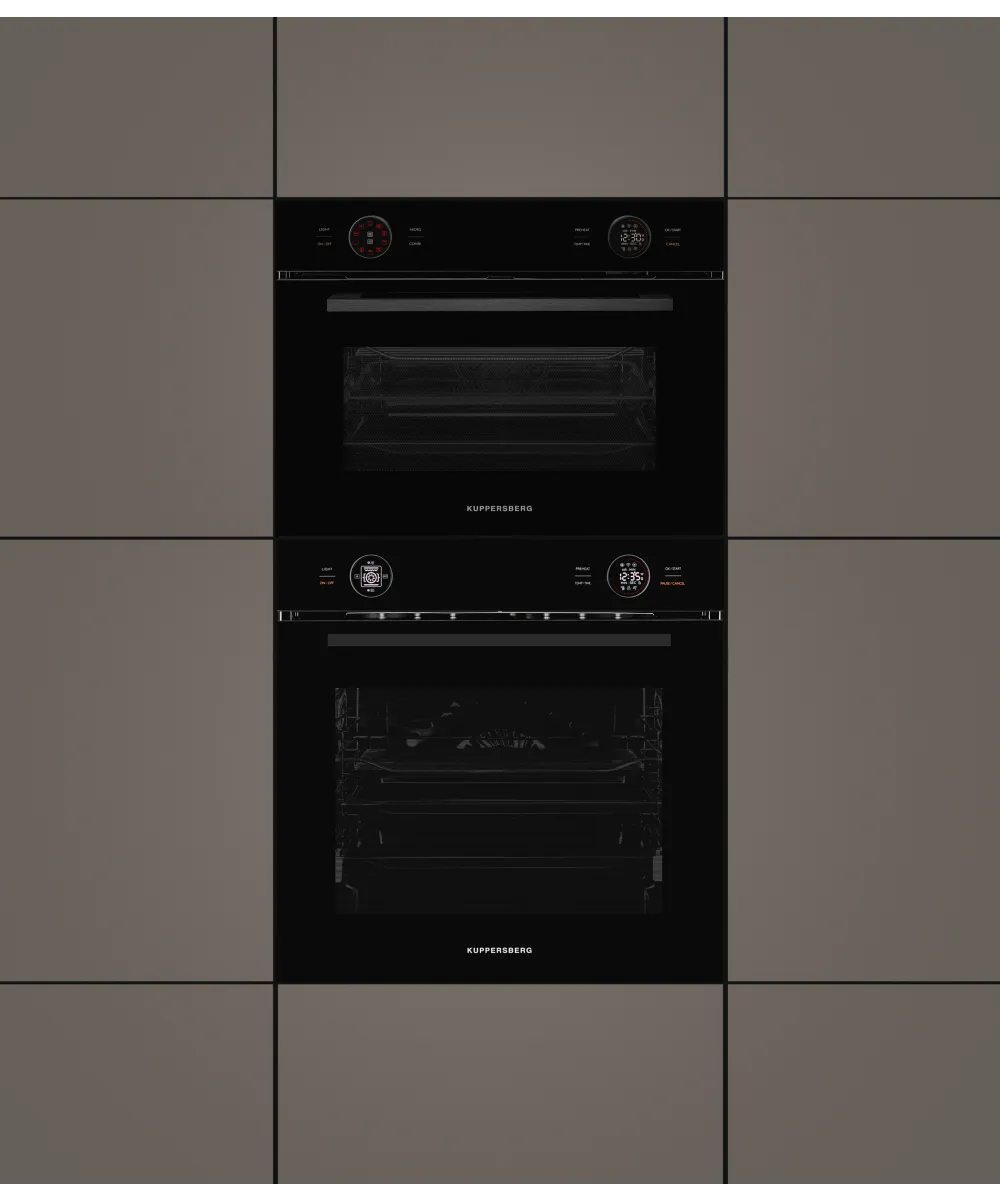 Духовой шкаф электрический с функцией СВЧ KMW 612 Black - фото 9