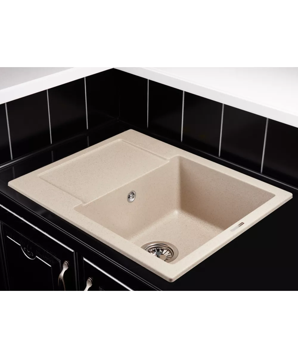 Кухонная мойка Kuppersberg MODENA 1B1D BEIGE - фото 2