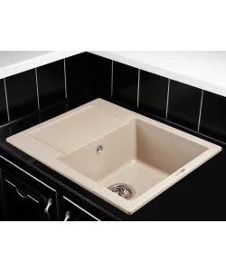 Кухонная мойка Kuppersberg MODENA 1B1D BEIGE - минифото 2