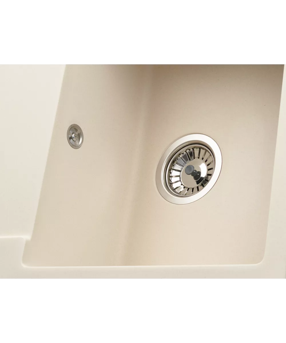 Кухонная мойка Kuppersberg MODENA 1B1D ECRU - фото 3