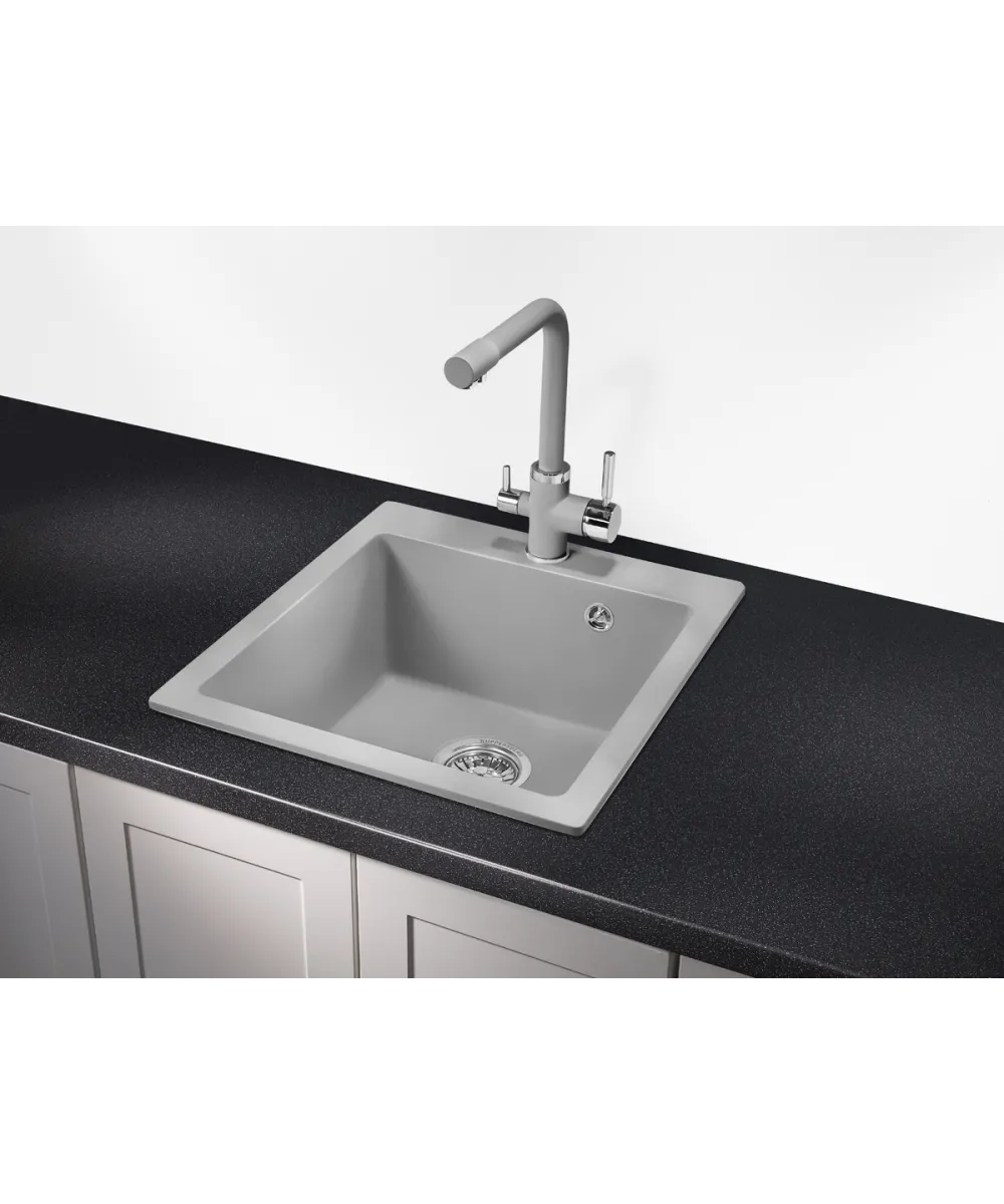 Кухонная мойка Kuppersberg MODENA 45 NL 1B GREY ROCK - фото 2