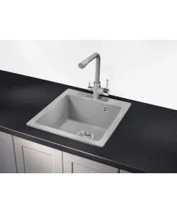 Кухонная мойка Kuppersberg MODENA 45 NL 1B GREY ROCK - минифото 2