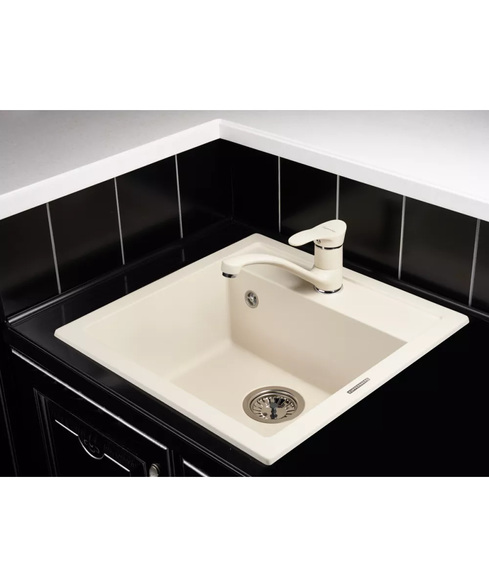 Кухонный смеситель TOPAZ KG2560 ECRU - фото 2